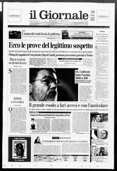 Il giornale : quotidiano del mattino